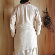 画像3: 手織りワイルドヘンプコットン　チュニック　アマヤマ草庵　[ブランド直送] (3)