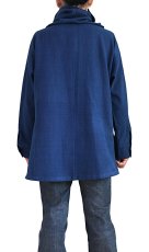 画像8: ノマドシャツ　2素材　ジョムトン手織り綿インディゴ染めまたはヘンプきなり　Sawan asia  [ブランド直送] (8)