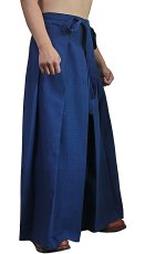 画像6: ユニセックス　ジョムトン手織り綿の袴パンツ　3サイズ2カラー　天然インディゴ染めまたは墨黒染め　Sawan asia　[ブランド直送] (6)