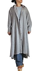 画像2: ジョムトン手織り綿　天然草木染め　シンプルドレスコート　Sawan asia　[ブランド直送] (2)