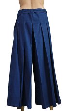 画像5: ユニセックス　ジョムトン手織り綿の袴パンツ　3サイズ2カラー　天然インディゴ染めまたは墨黒染め　Sawan asia　[ブランド直送] (5)