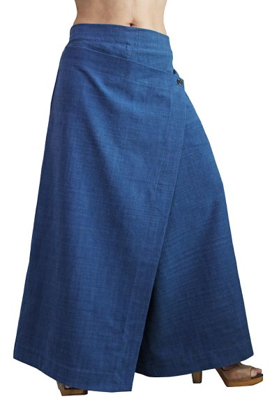 画像2: チュリダール風パンツ　2デザイン　ジョムトン手織り綿または二重織りガーゼ　Sawan asia　[ブランド直送]