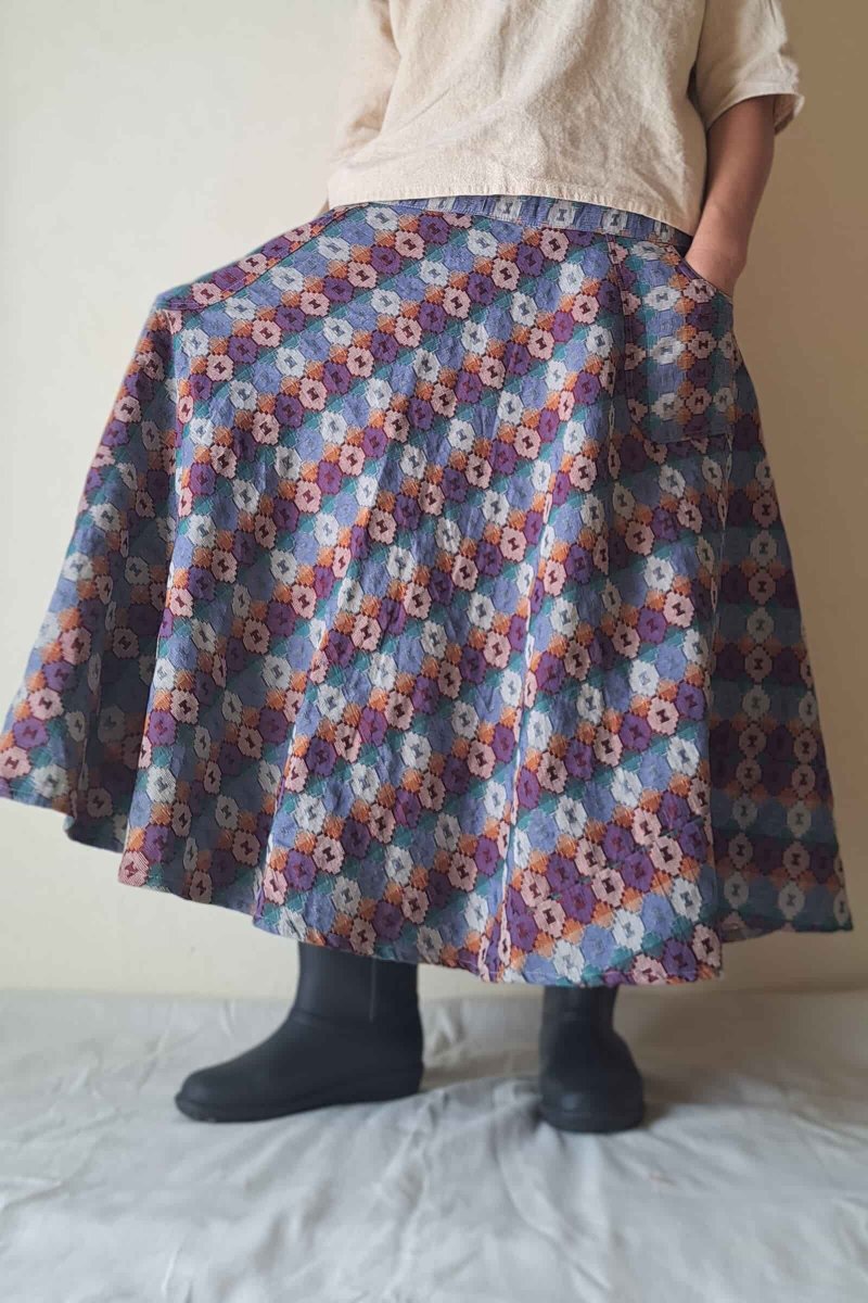 画像19: ネパールダカ織りコットンスカート DHUN 【ブランド直送】 (19)