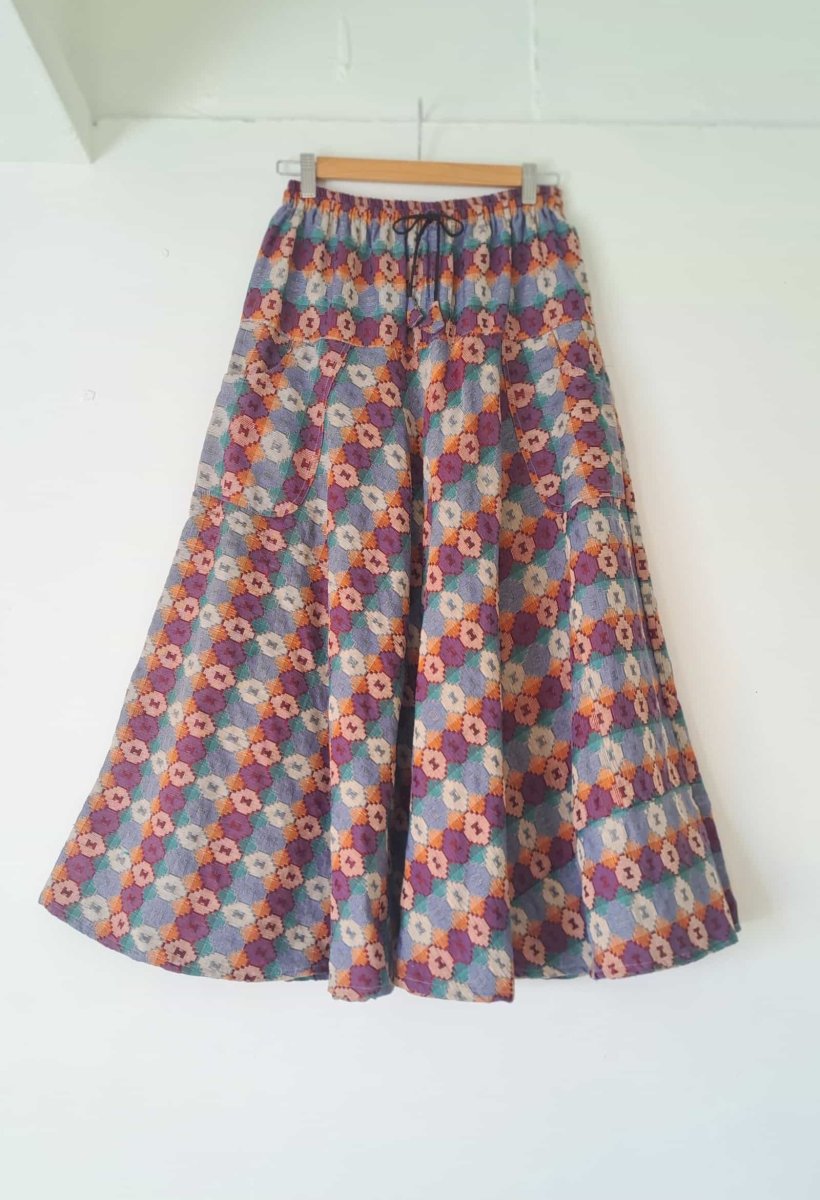 画像20: ネパールダカ織りコットンスカート DHUN 【ブランド直送】 (20)