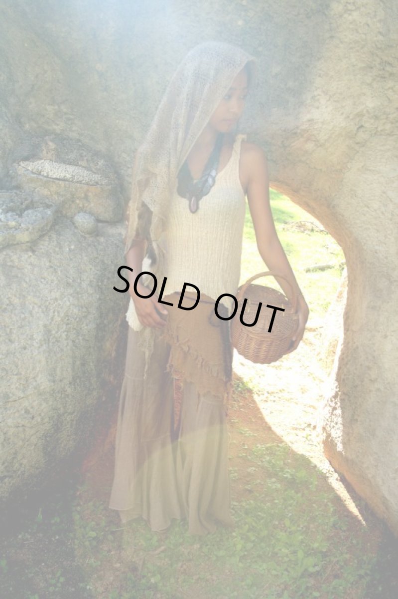 画像13: 10%OFF!! *＊Mサイズ抹茶１枚再入荷！ukA earth アシンメトリーヒラヒラパンツ- リネン×コットン - (13)