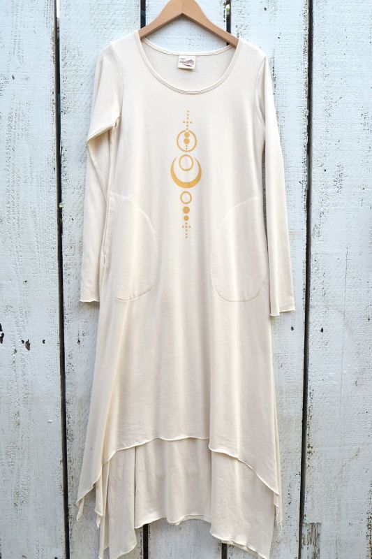 金環 Organic Hemp Cotton Wレイヤードワンピース Ai Takabatake X Uka コラボ